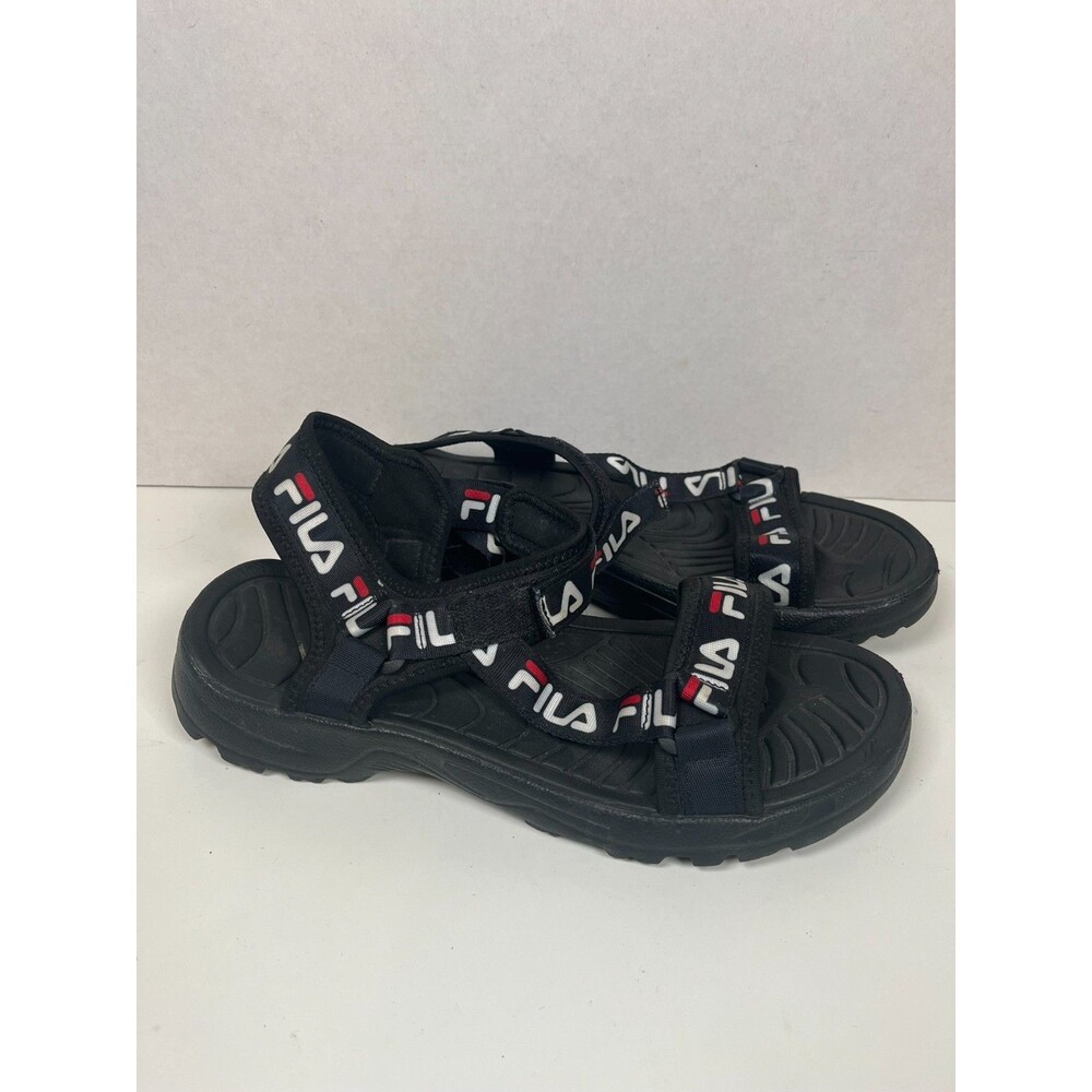 Womens 11 Fila Alteration Hook and Loop chunky Sandals